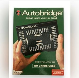 GRIMAUD Autobridge Travel Bridge Game Vintage EUC!